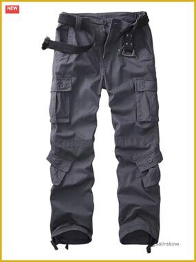 Women's Cargo Pants Camo Tactical Straight Leg Y2K with 9 Pockets